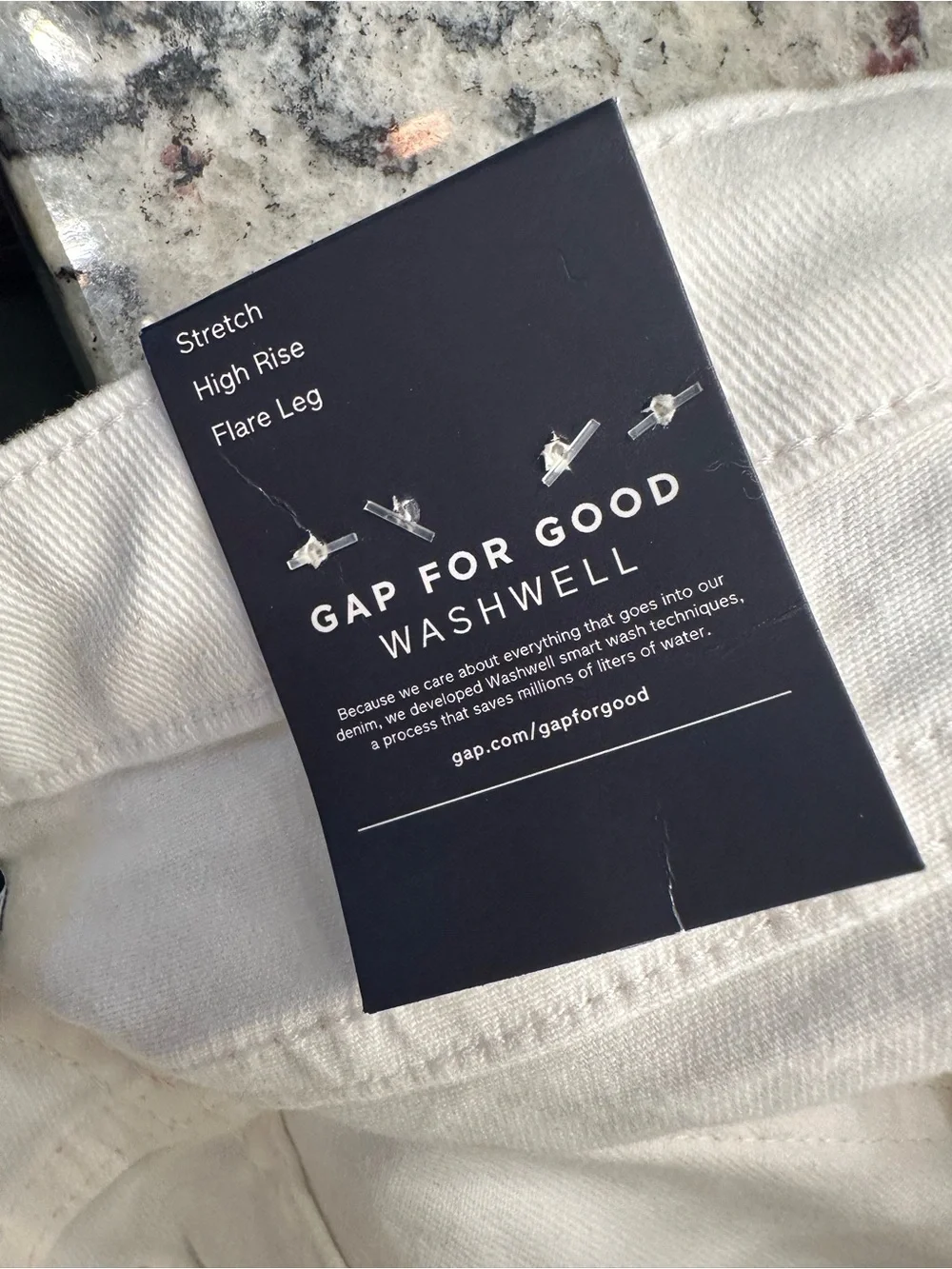 NWT Gap Kids White '70s Flare Jeans - Size 18